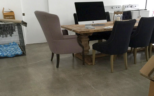 Office Concrete Polished Flooring